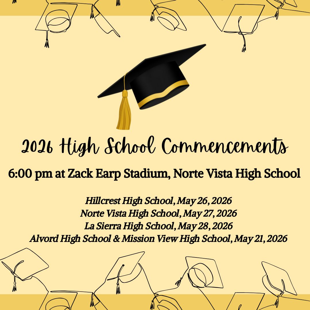 2026 Graduations REVISED